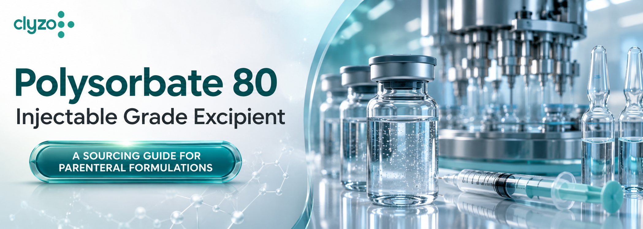 Polysorbate 80 Injectable Grade Excipient: A Sourcing Guide for Parenteral Formulations